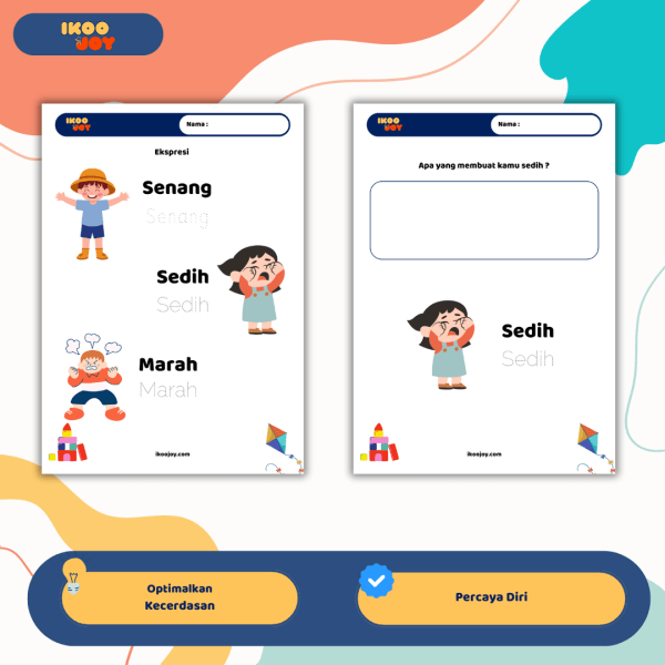 [Printable]- Belajar Mengenalkan ekspresi