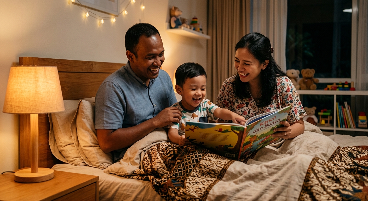 Manfaat Mendongeng Sebelum Tidur untuk Perkembangan Si Kecil